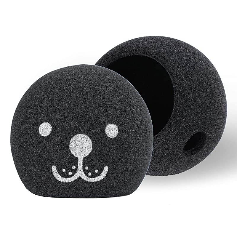 Blue Snowball Pop Filter - Customizing Microphone Windscreen Foam Cover for Improve Blue Snowball iCE Mic Audio Quality (Seal)