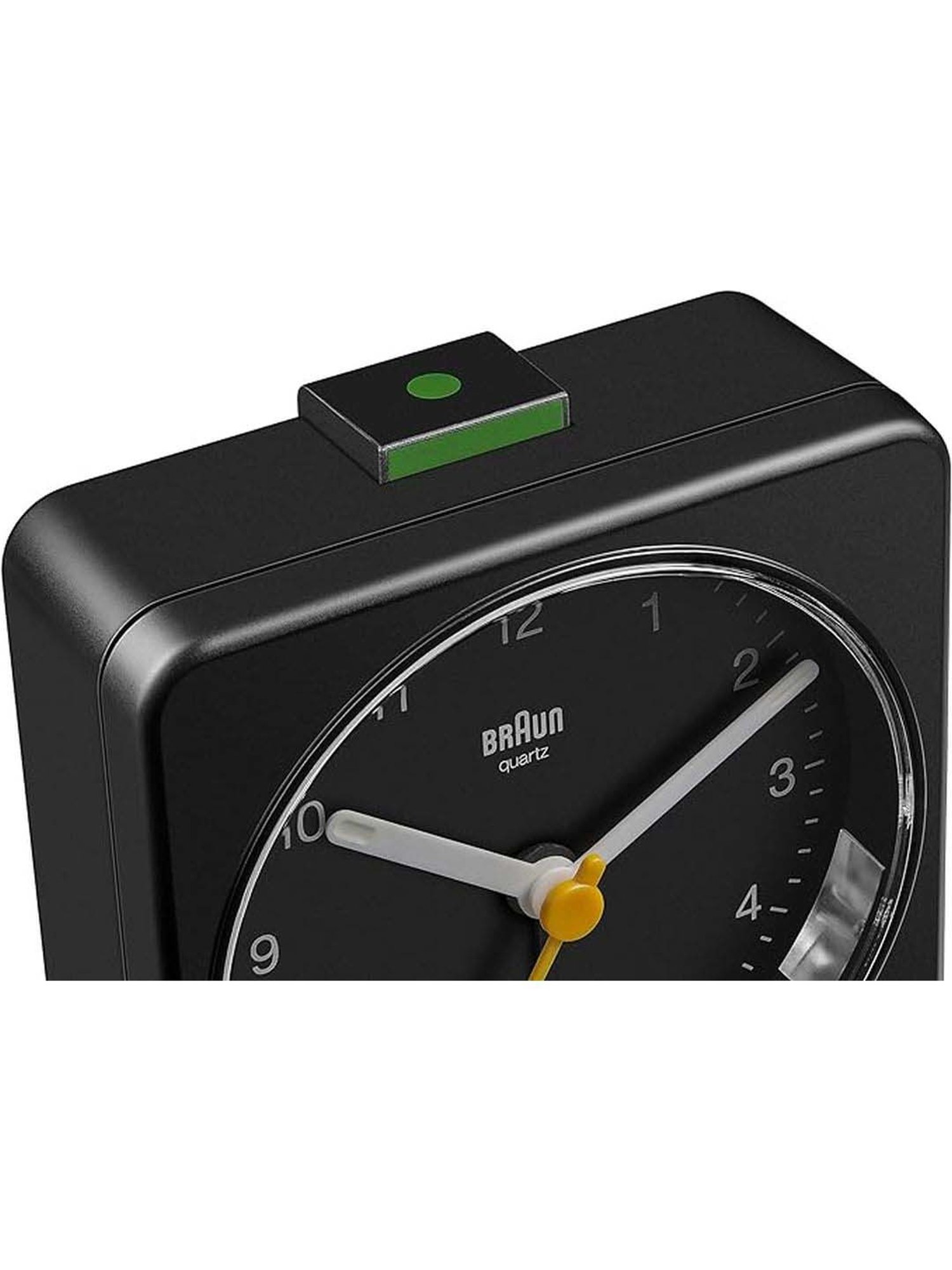 Braun Black Classic Travel Analog Alarm Clock