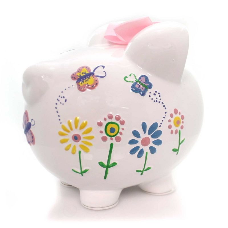 Bank 8.0" Flutterflies Bank Save Money Gift  -  Decorative Banks