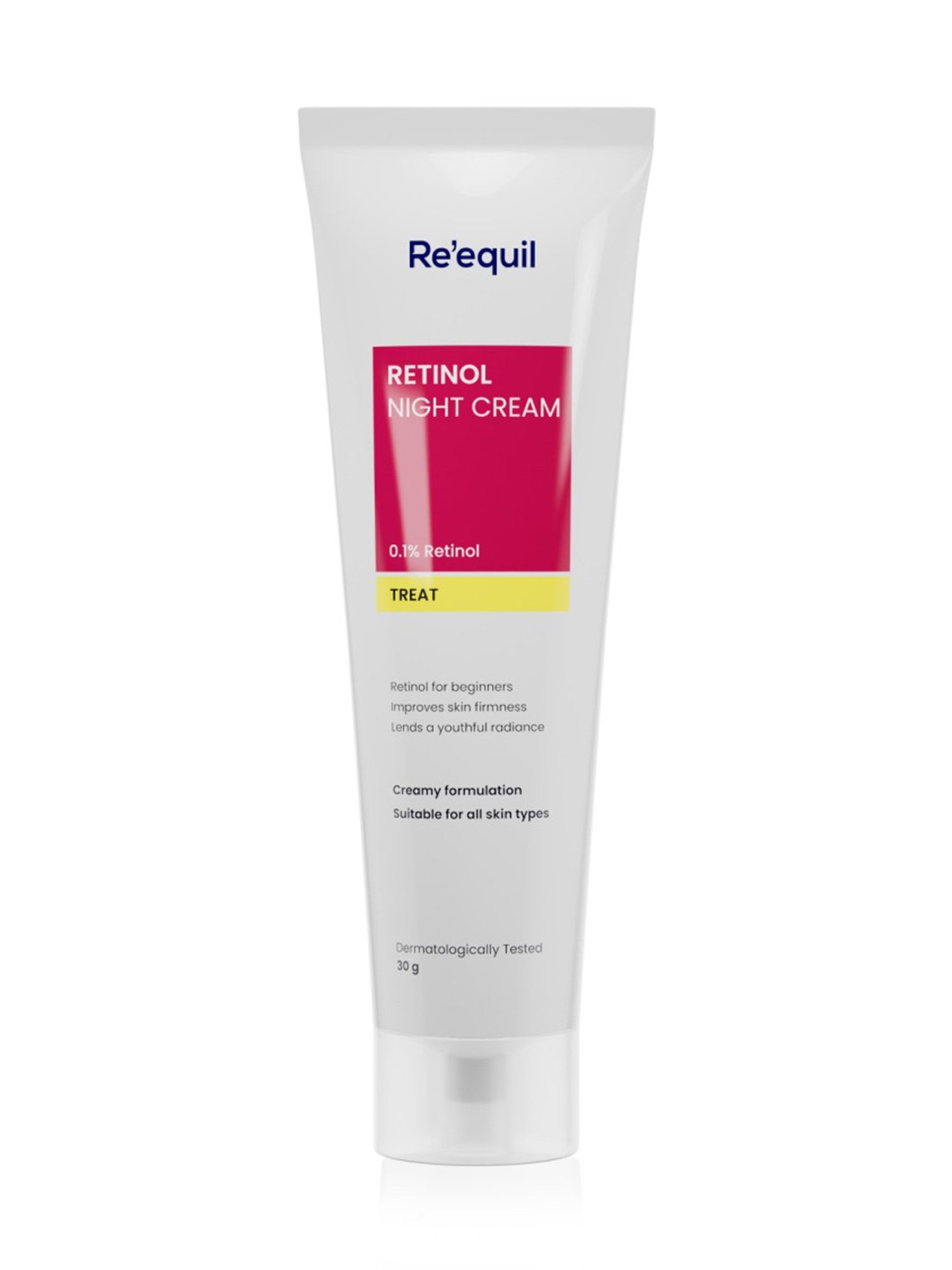 Re'equil 0.1% Retinol Night Cream for Wrinkles & Skin Tightening - 30 gm