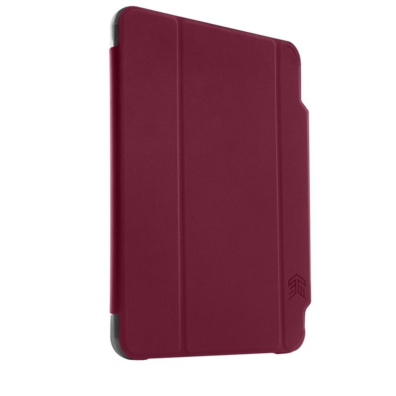 Insten - Soft TPU Tablet Case For iPad Pro 12.9" 2020, Multifold Stand, Magnetic Cover Auto Sleep/Wake, Pencil Charging, Red