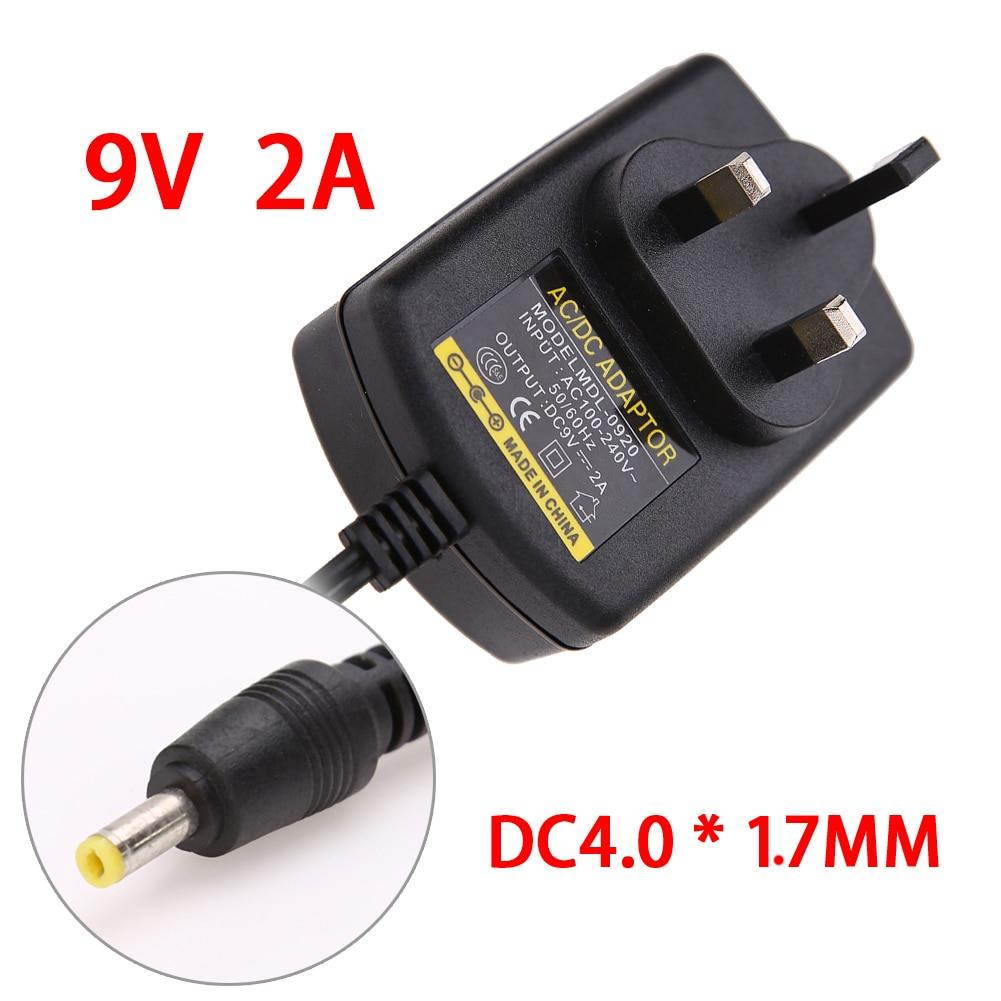 Overload Protection AC to DC 4.0mmx1.7mm 9V 2A Switching Power Supply Adapter