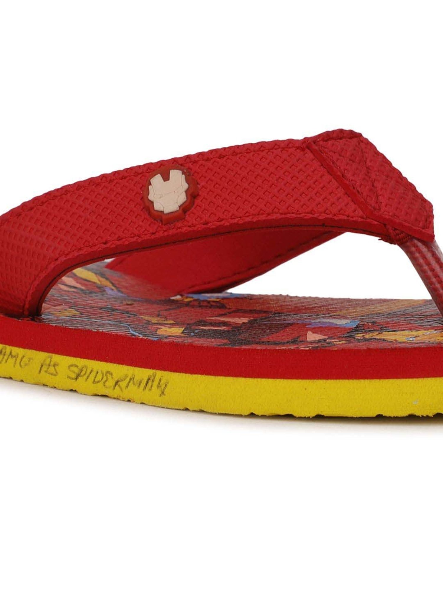 Disney by Bata Kids Red & Yellow Flip Flops