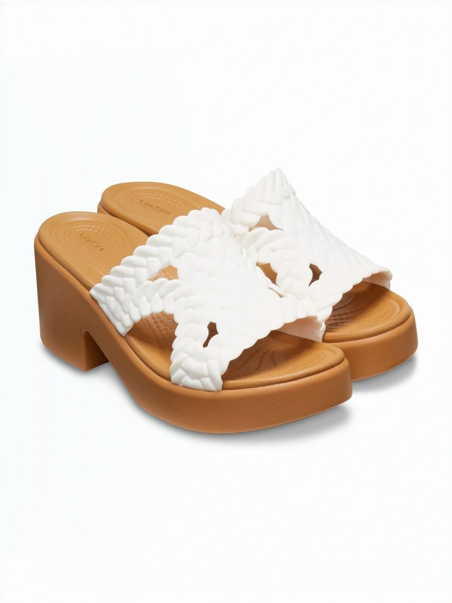 Crocs Women's Brooklyn Off White Casual Sandals