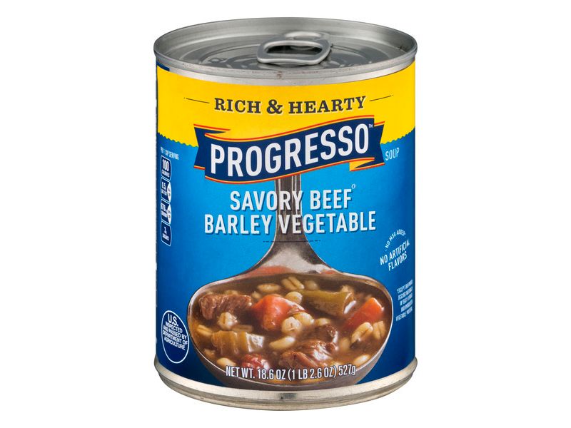 Progresso Rich & Hearty Savory Beef Barley Vegetable Soup 18.6oz