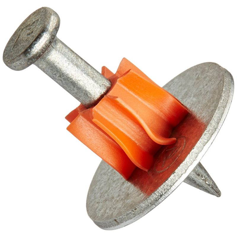 Itw 797 100 Count Powder Fastener Pin with Washer, 1", 1"