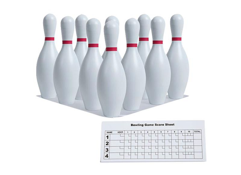 Champion Non-Weighted Bowling Pins, set of 10