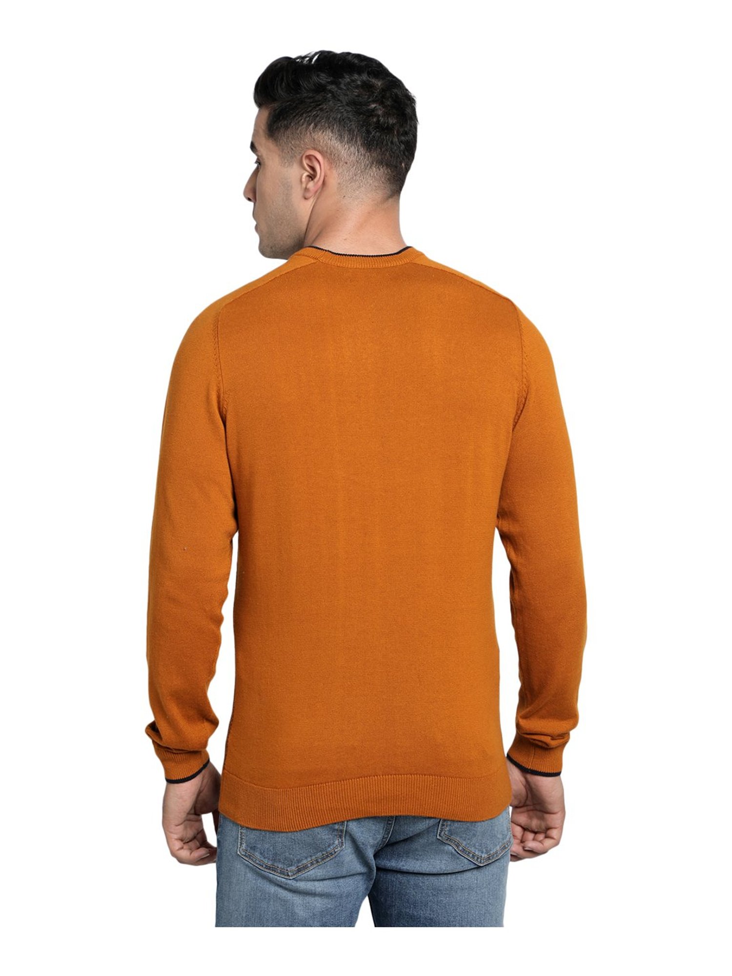 Red Tape Tan Round Neck Sweater