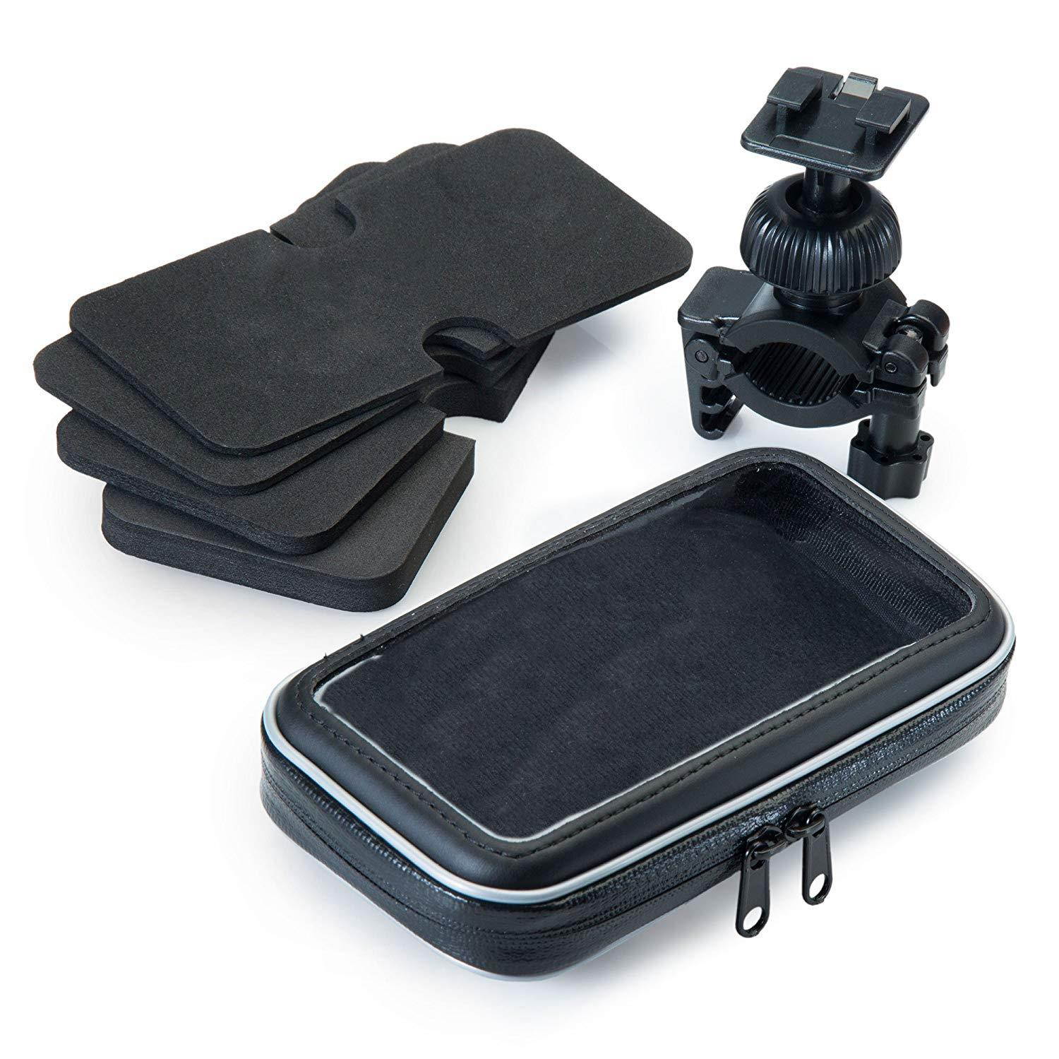 Heavy Duty Weather Resistant Bicycle / Motorcycle Handlebar Mount Holder Designed for the Nokia X3