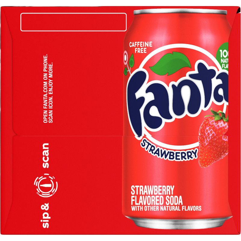 Fanta Strawberry Soda - 12pk/12 fl oz Cans