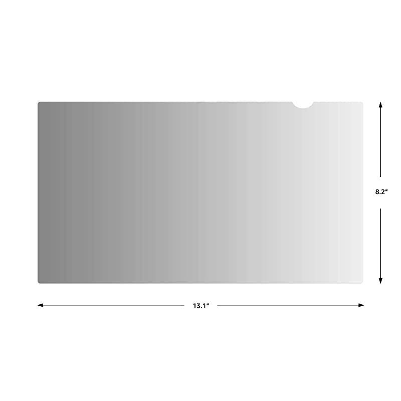 Basics Privacy Screen Filter - 15.4 Inch 16:10 Widescreen Monitor, Anti Glare & Blue Light Filter (15.4 inch (16:10), 13.05" x 8.15")