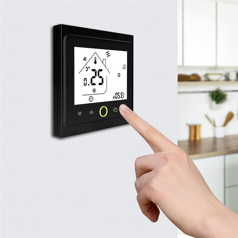 WiFi Smart Thermostat Temperature Controller for Water/Electric floor Heating Water/Gas Boiler Works with Alexa and Google Assist