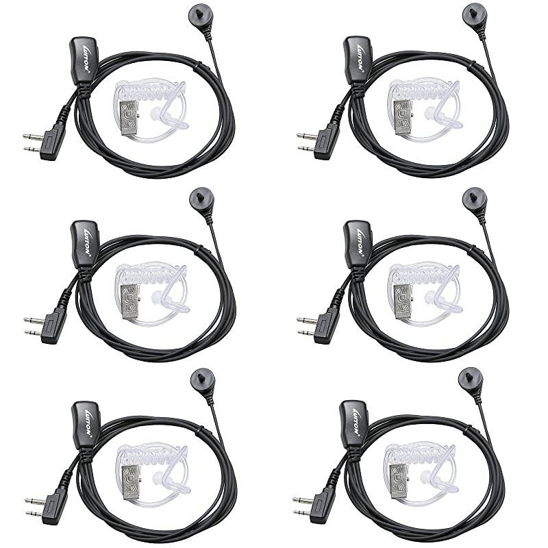 Walkie Talkie Headset for Midland Earpiece with Mic Security Headsets for Two Way Radios Compatible with Midland GXT1000VP4 LXT500VP3 GXT1050VP4 GXT1000XB etc by 6 Pack