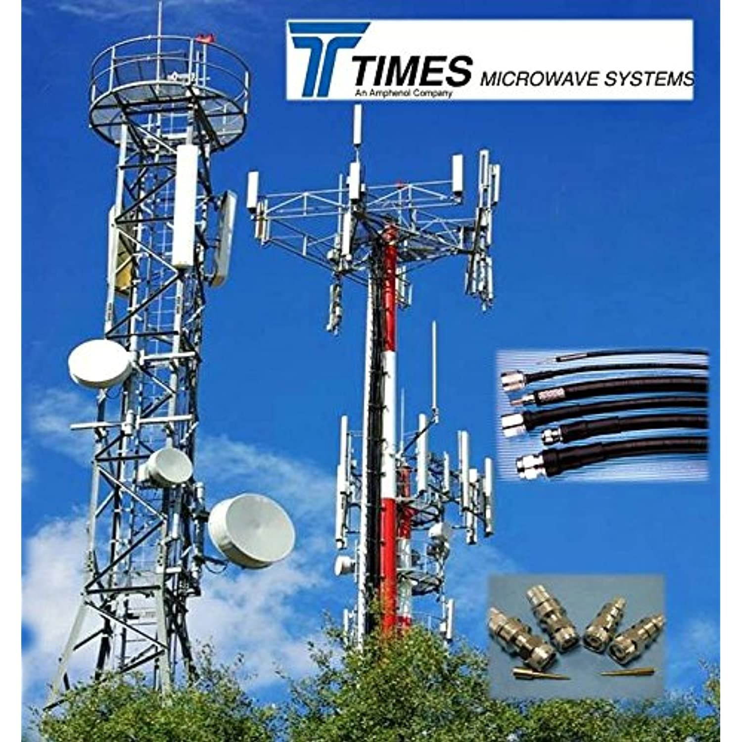 MPD Digital USA Made Times Microwave LMR-400Uf Ultra Low Loss Ultraflex (Ultra Flex) Transmission Line Coaxial Cable with N-Male Connectors 3 ft