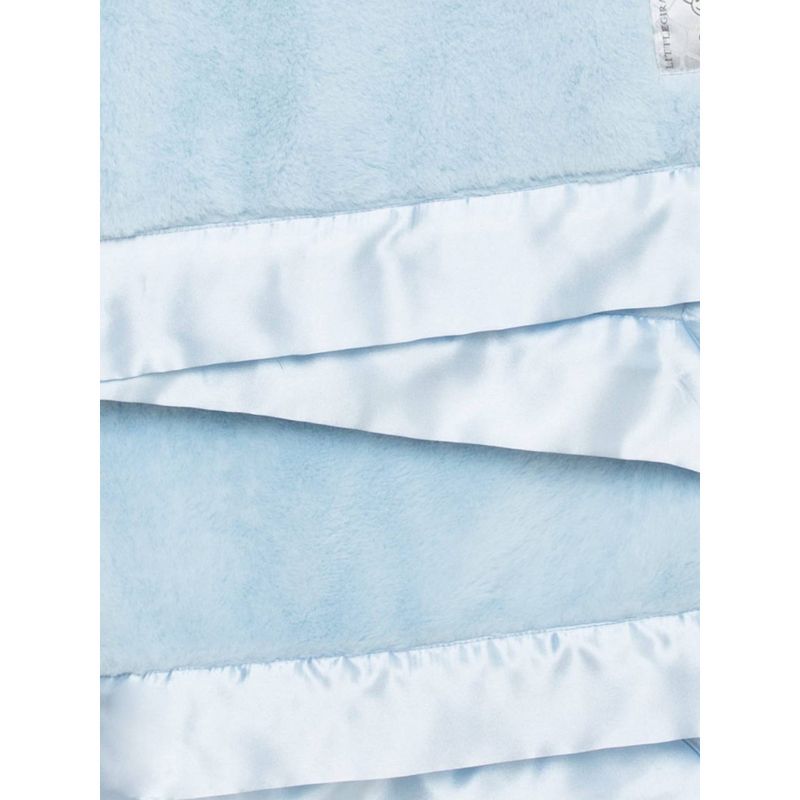 Little Giraffe Posh Mink Baby Blanket - Blue