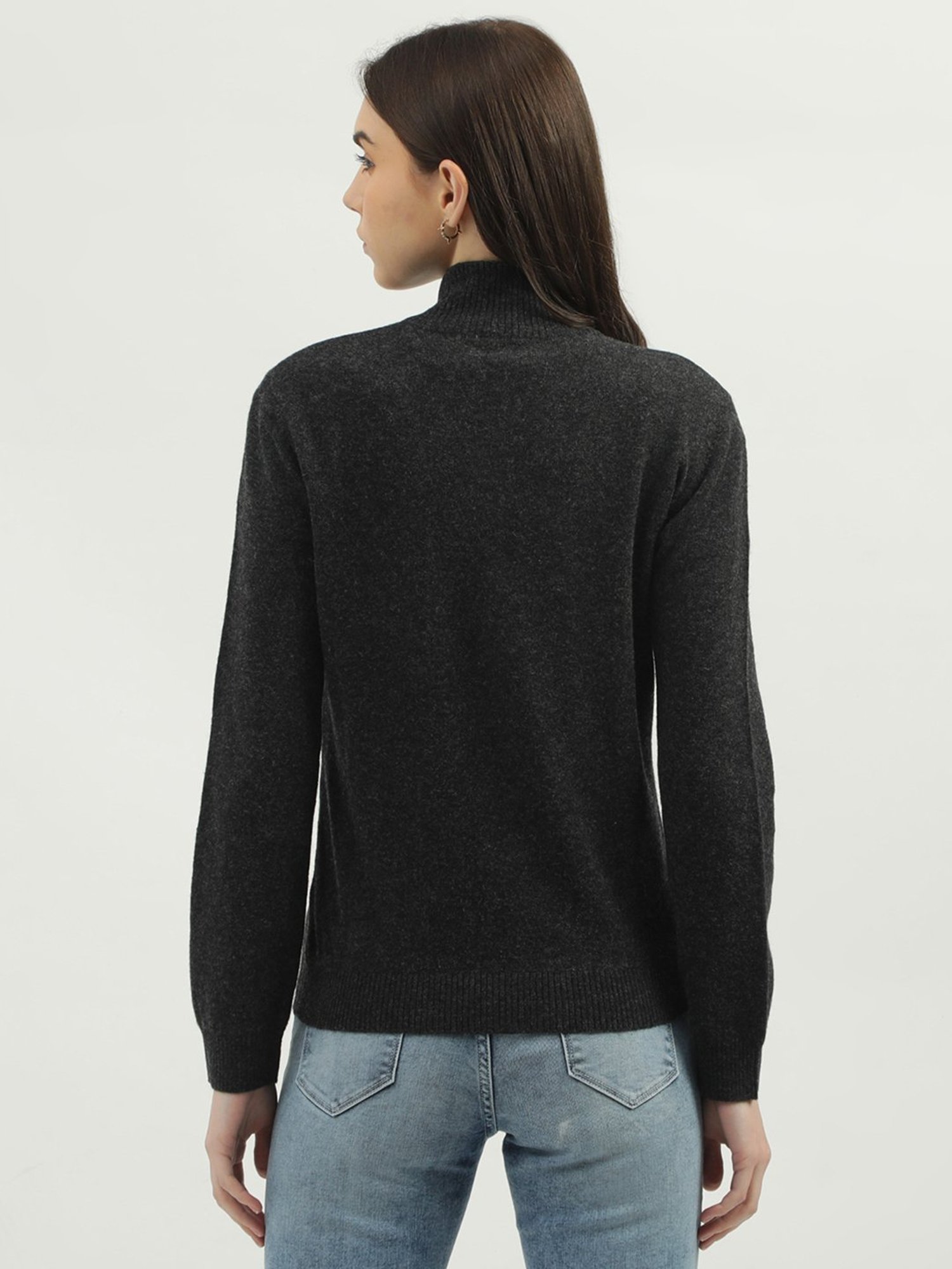 United Colors of Benetton Black Wool Cardigan