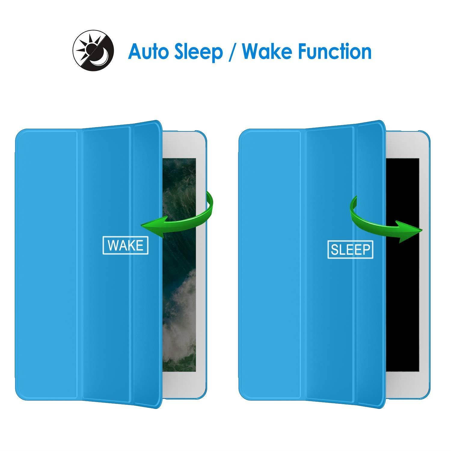 JETech Case for Apple iPad Mini 1 2 3 (NOT for iPad Mini 4), Smart Cover with Auto Sleep/Wake (Blue)