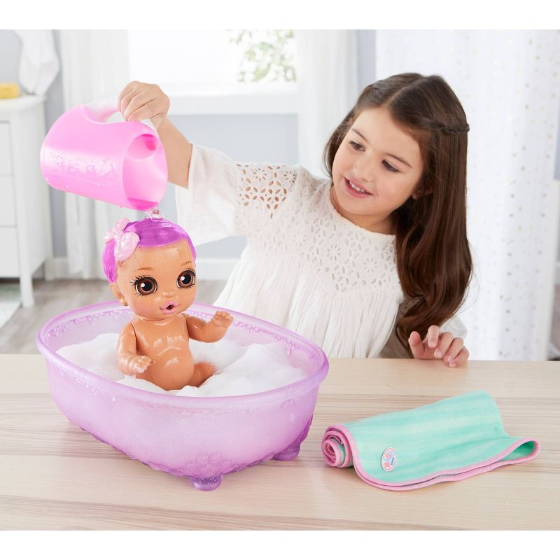 Baby Born Surprise Bathtub Surprise Purple Swaddle with Bow
