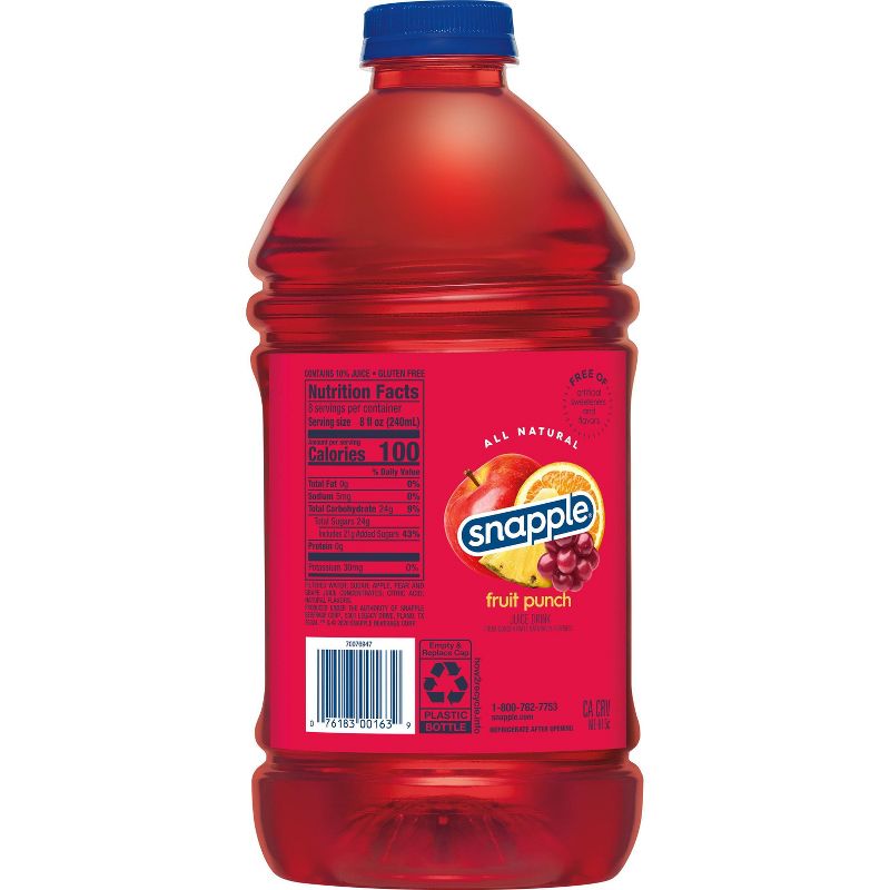 Snapple Fruit Punch Tea - 64 fl oz Bottle