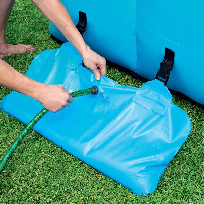 H2OGO! Hydrostorm Splash Mega Durable Inflatable Backyard Outdoor Kids Play Water Park with Water Slide and Heavy Duty Air Blower