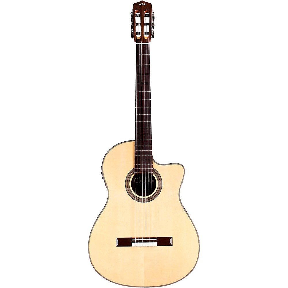 Cordoba 12 Natural Spruce Top Classical Acoustic-Electric Guitar Natural
