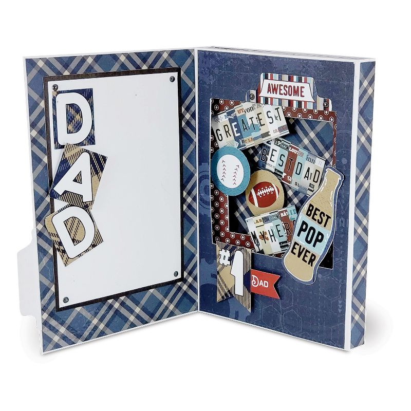 Photoplay Tunnel Card W/2 Rectangle Dies-Makes 3