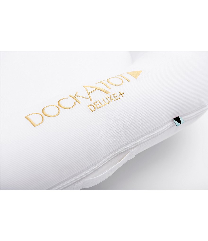 DockATot 0-8 Months Pristine White Deluxe Dock Cover, Stage 1