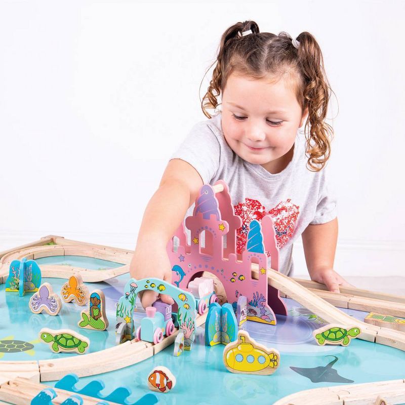 Bigjigs Rail Mermaid Train Table