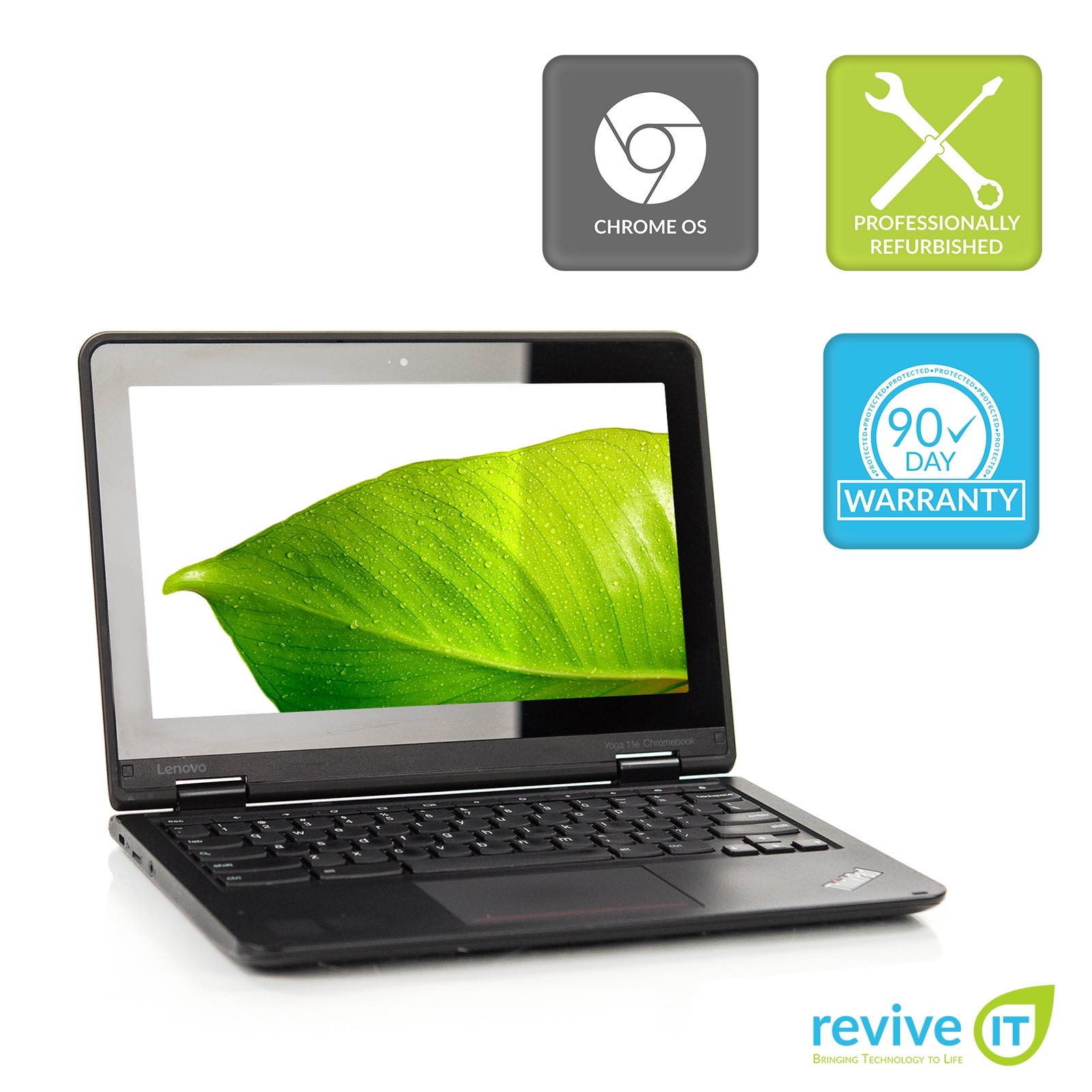 Lenovo ThinkPad Yoga 11e 2-in-1 Touchscreen Chromebook 11.6" Intel Celeron N3450 4GB 32GB eMMC 20HY0000US - Grade A