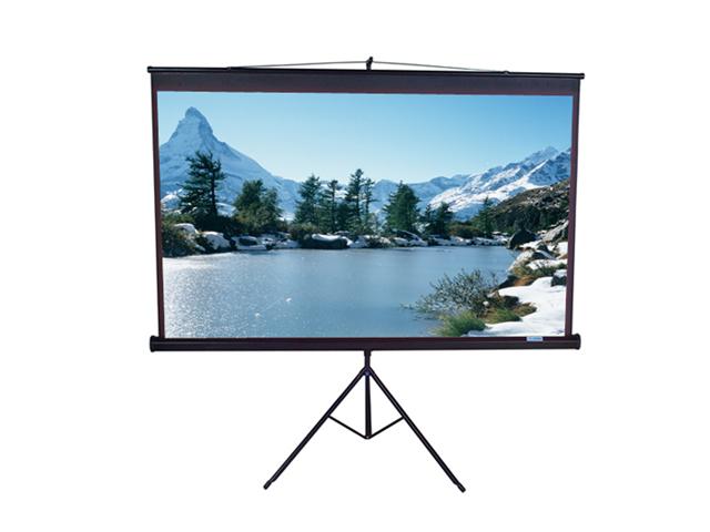 Elitescreens 99" Tripod Portable Tripod Manual Pull Up Projection Screen (99" 1:1 AR) (MaxWhite) T99UWS1