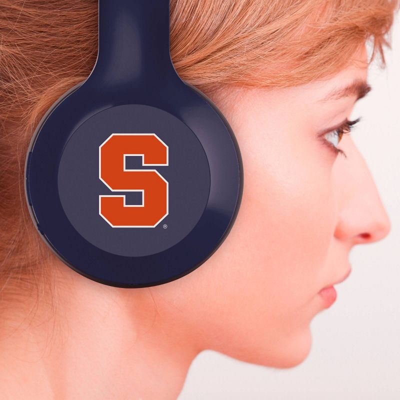 NCAA Syracuse Orange Wireless Bluetooth Over-Ear Headphones