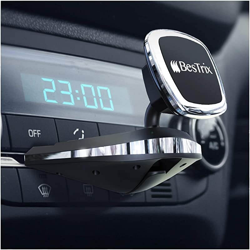 CD Slot Magnetic Smartphone Car Mount Holder compatible with all smartphone up to 6