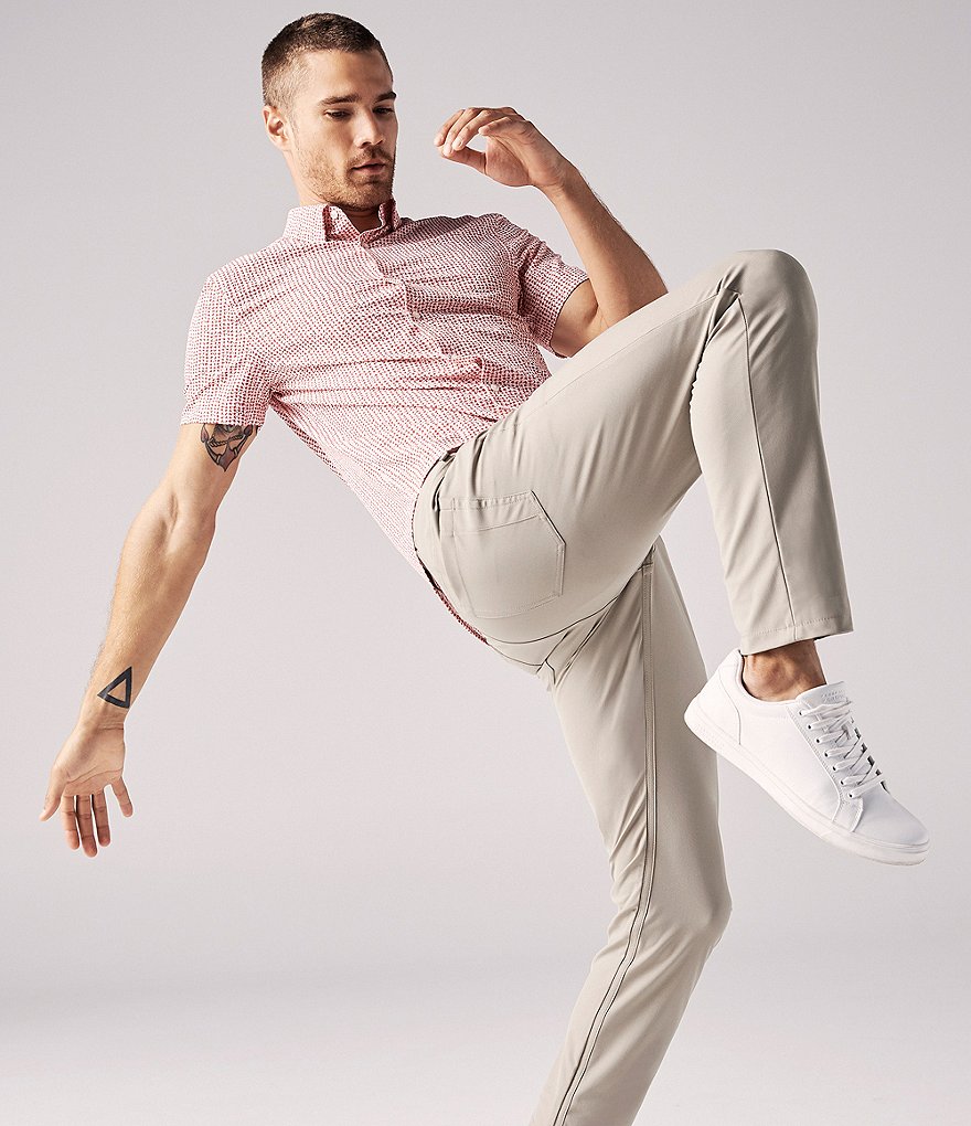 Perry Ellis Slim-Fit 5-Pocket Performance Stretch Pants