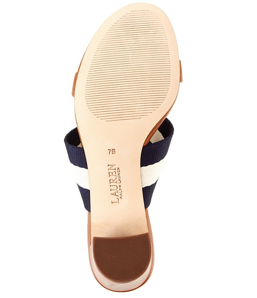 Lauren Ralph Lauren Whitfield Block Heel Dress Mules