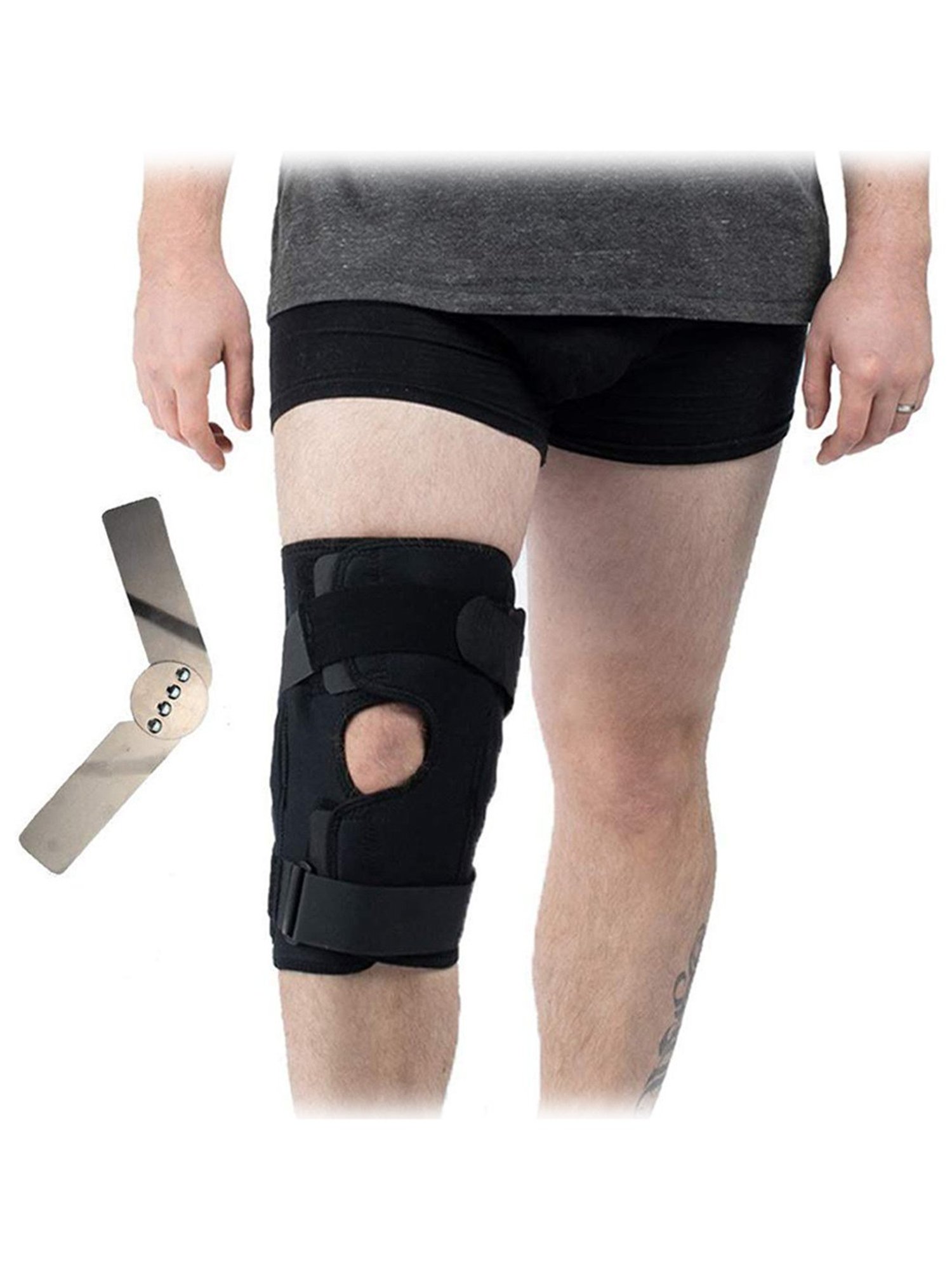 B Fit Hinged Knee Brace (Black)