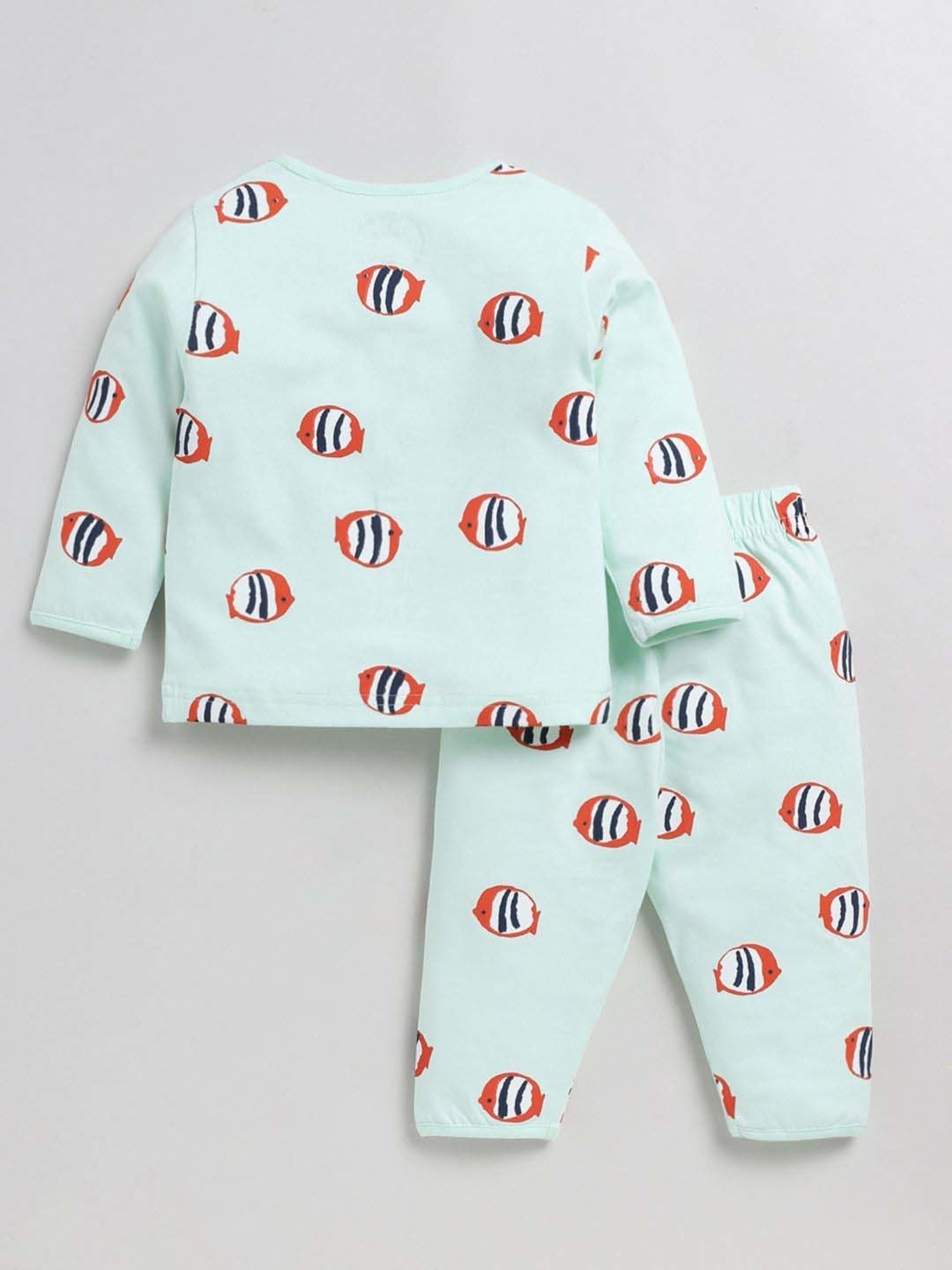Clt.s Boys Light Blue Printed T-Shirt with Pants