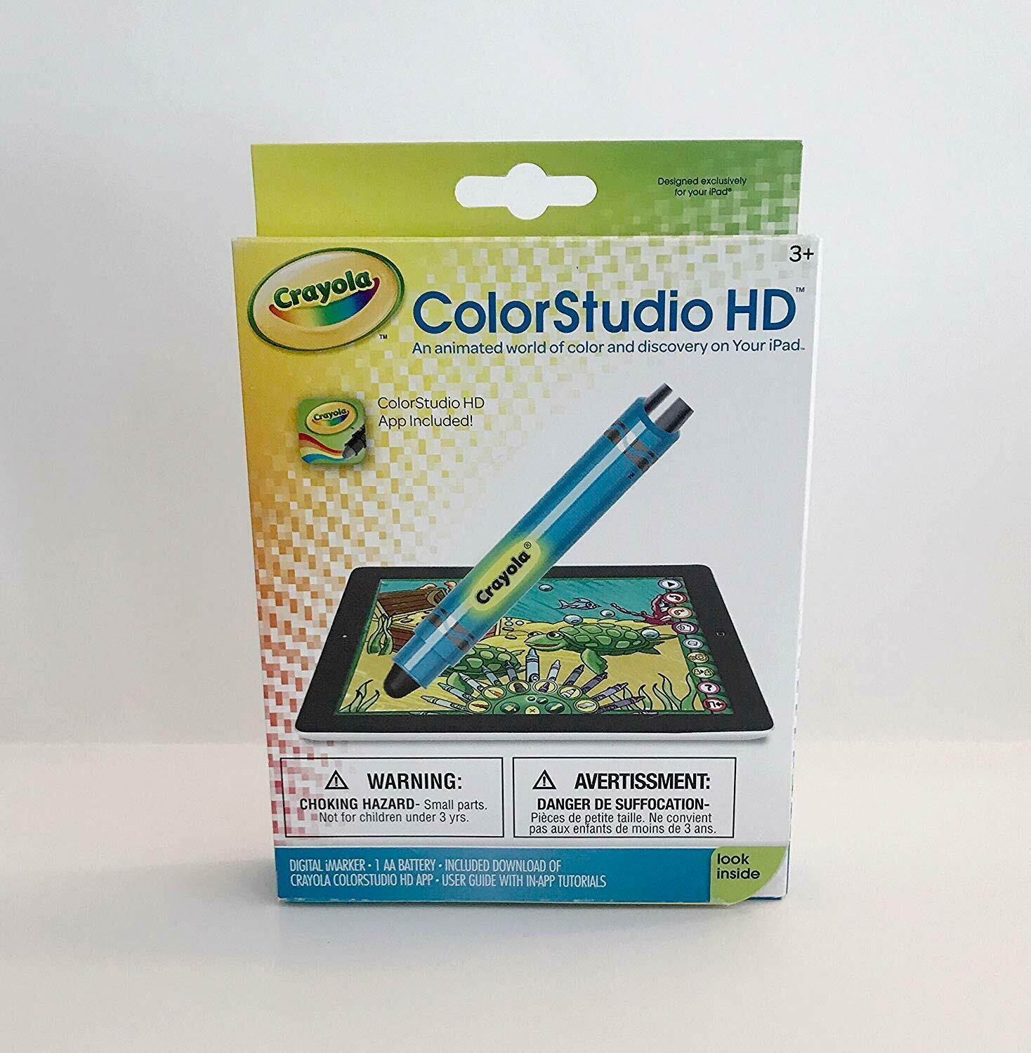 Crayola "  ColorStudio HD for Apple iPad " ANIMATED WORLD OF COLOR & DISCOVERY