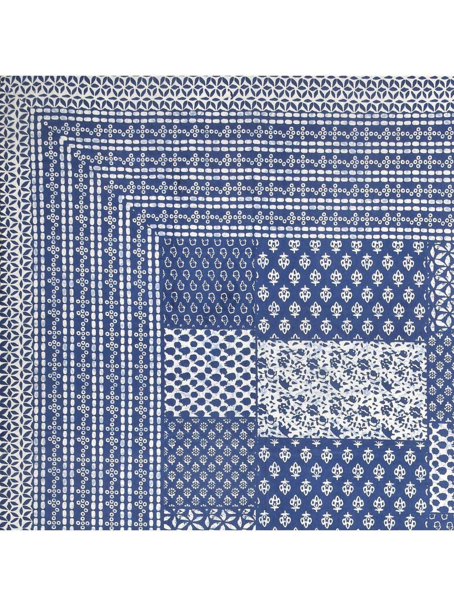 JaipurFabric Navy Blue Cotton 180 TC Double Bedsheet with 2 Pillow Covers