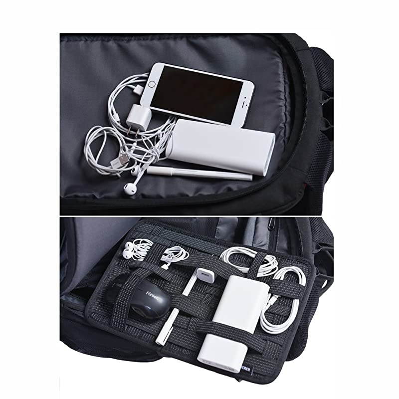 Travel Universal Cable Organizer Electronics Accessories Cases Various USB Phone Charger Cable Monochrome
