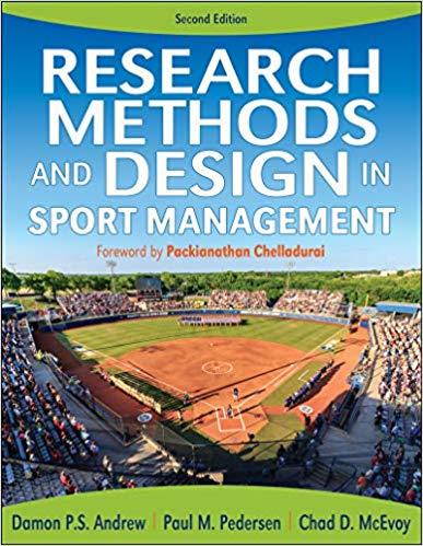 Research Methods and Design in Sport Management 2E W/WR