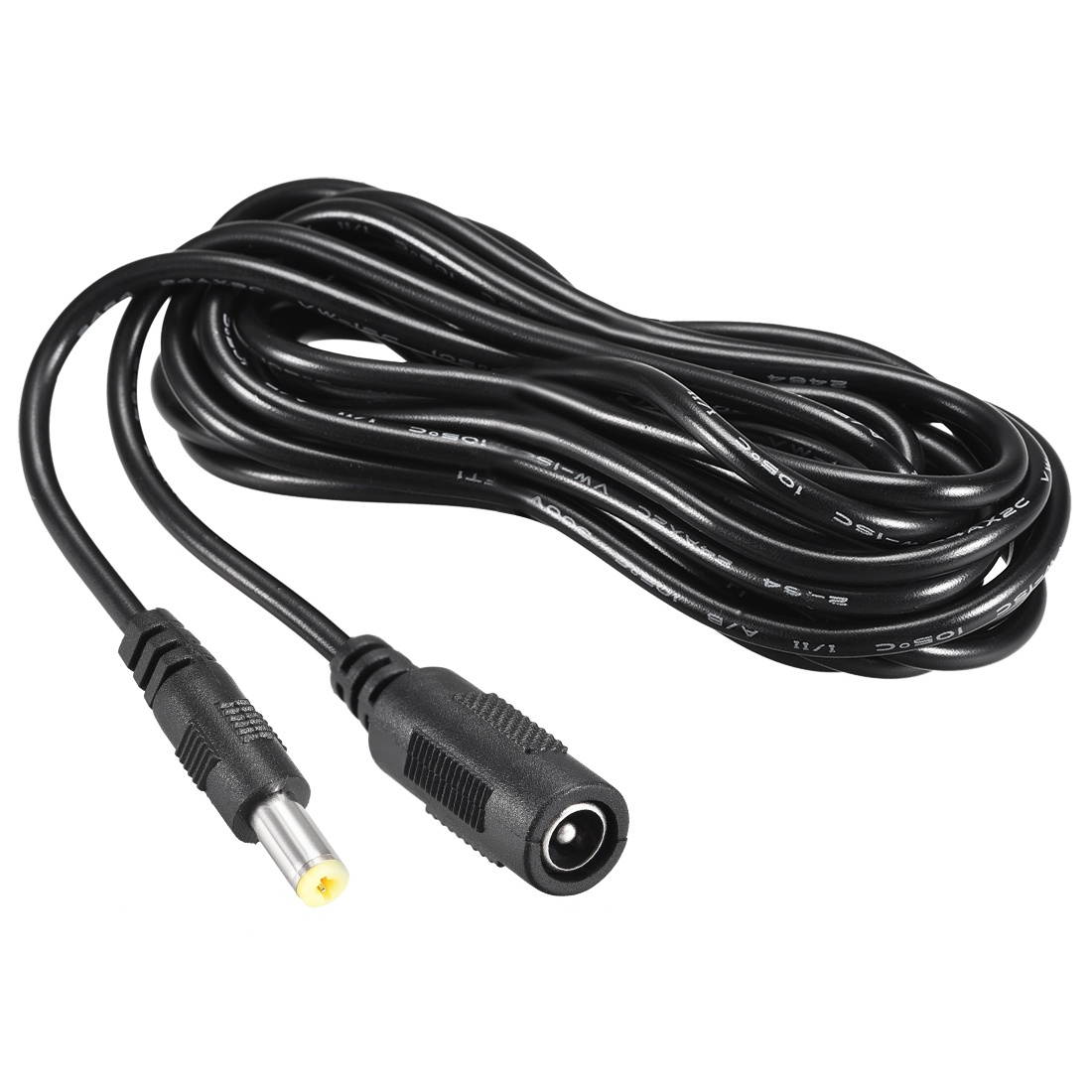 Power Extension Cable 16.4ft 5M 2.1mm x 5.5mm Compatible with Adapter Cord