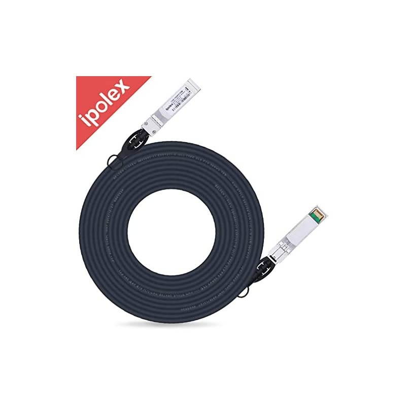 SFP+ Twinax Cable, Direct Attach Copper(DAC) Passive Cable, 7-Meter, for Cisco SFP-HB-CU7M, Ubiquiti, D-Link, Supermicro, Netgear, Mikrotik, ZTE