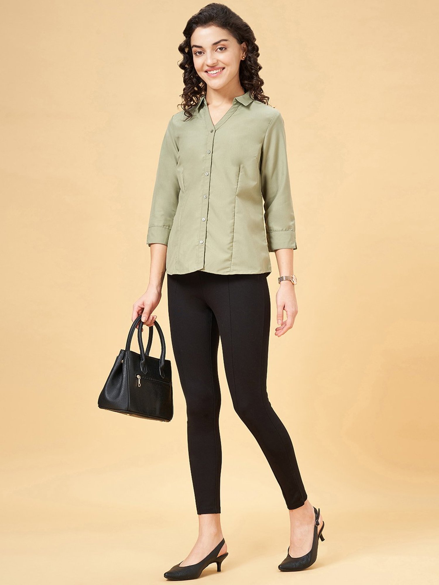 Van Heusen Maroon Plain Formal Shirt