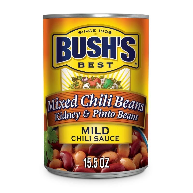 Bush's Mixed Chili Beans Pinto & Kidney Beans - 15.5oz