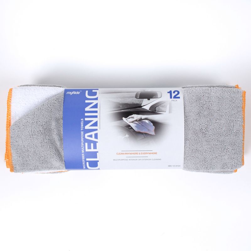 MyRide 12pk Microfiber Multipurpose Cleaning Towels