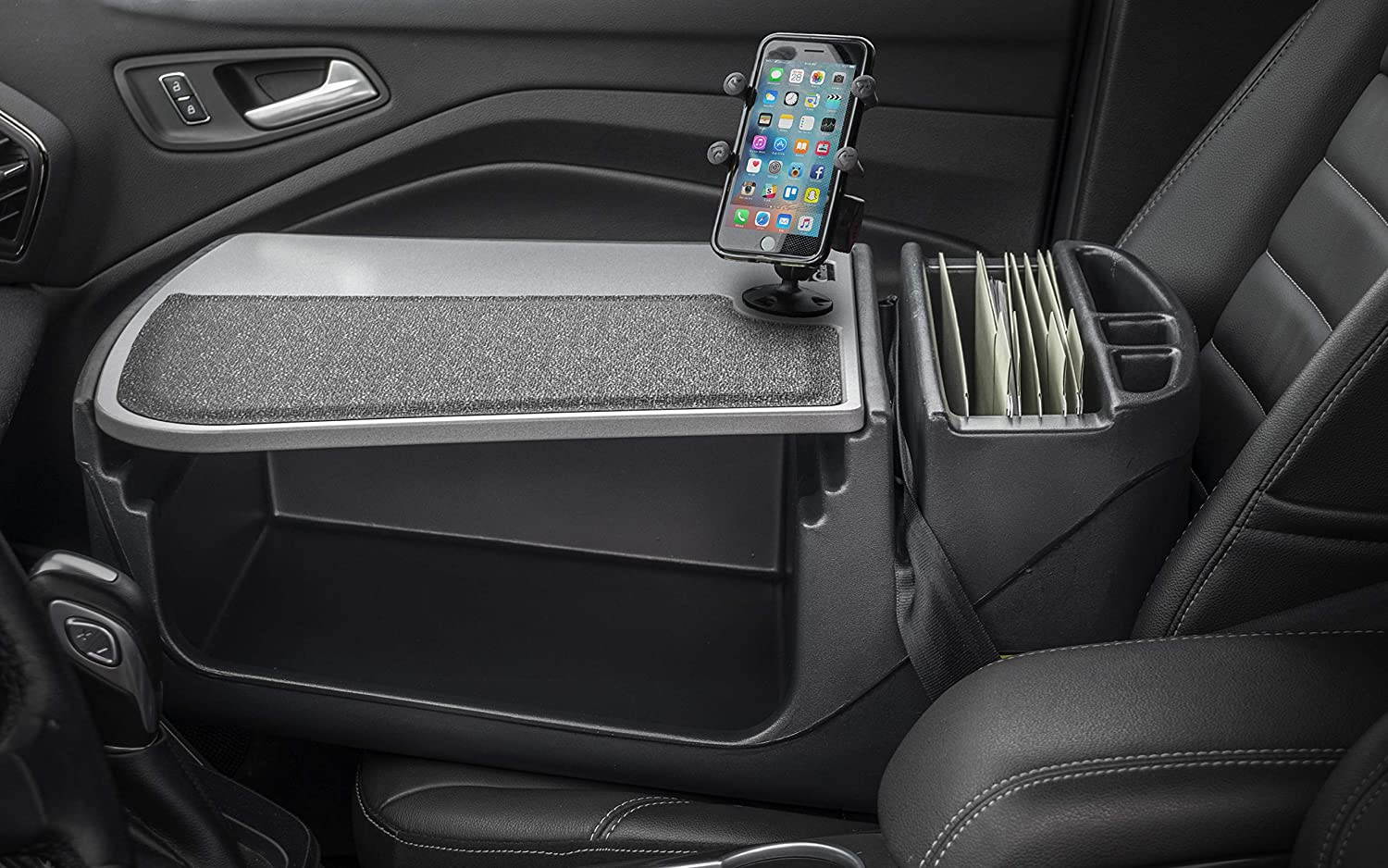 AutoExec AUE12100 Efficiency GripMaster Car Desk Grey Finish with Phone Mount 

AEGrip-02-Phone