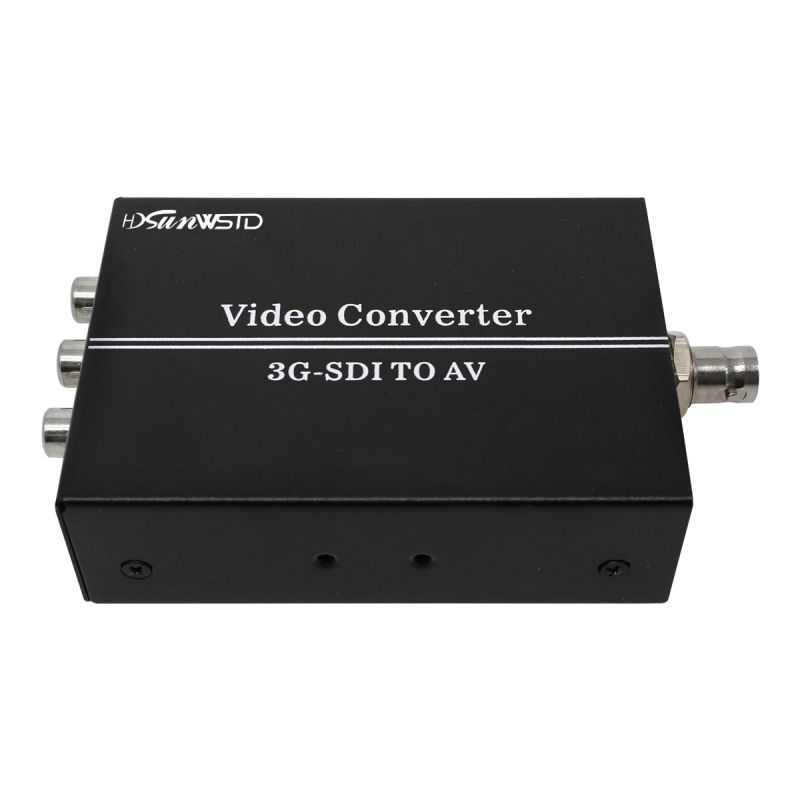 3G SDI to AV Converter BNC to RCA Audio Scaler Support convert SD-SDI,HD-SDI,3G-SDI Signal For TV