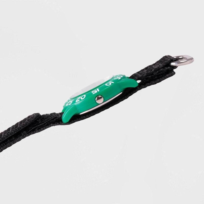 Kids' Disney Toy Story 4 Buzz Lightyear Plastic Time Teacher Watch - Black