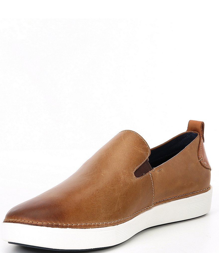 Johnston & Murphy Men's Noah Leather Slip-Ons