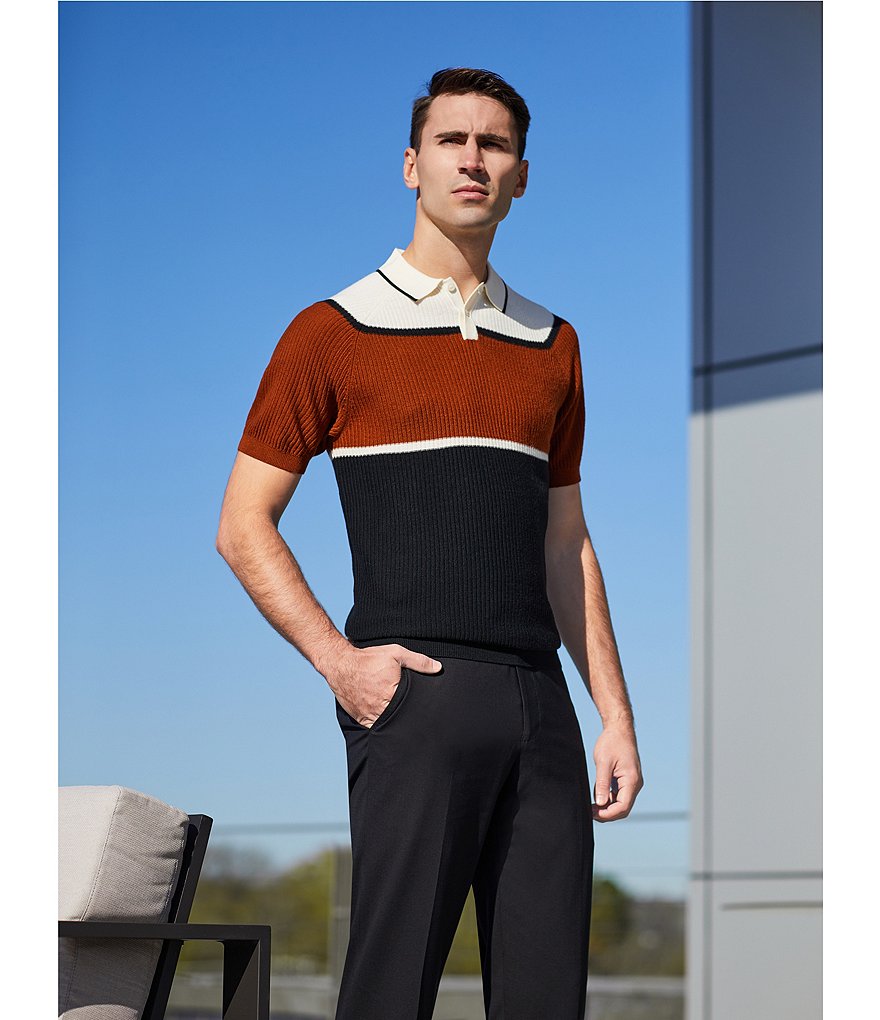 Murano Collezione Evan Extra Slim-Fit Performance Bi-Stretch Solid Suit Separates Dress Pants